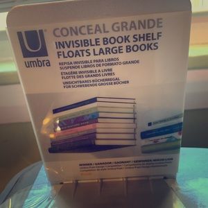 Large floating invisible bookshelf - New